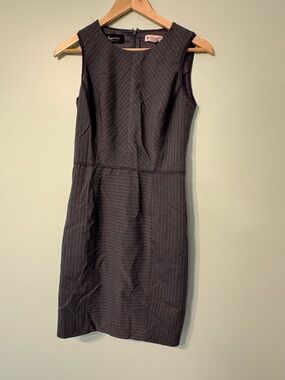 Brooks Brothers - Red Fleece, made in Italy Pinstripe Sleeveless Sheath Dress